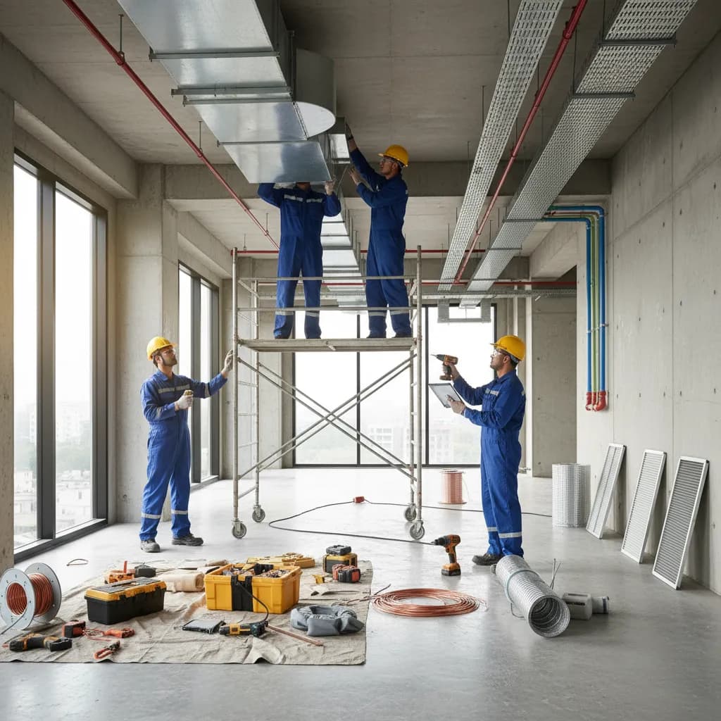 Commercial office renovation and demolition works